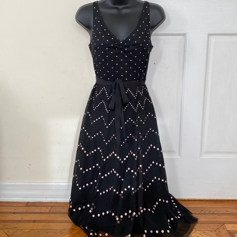 Bcbgmaxazria midi dress black